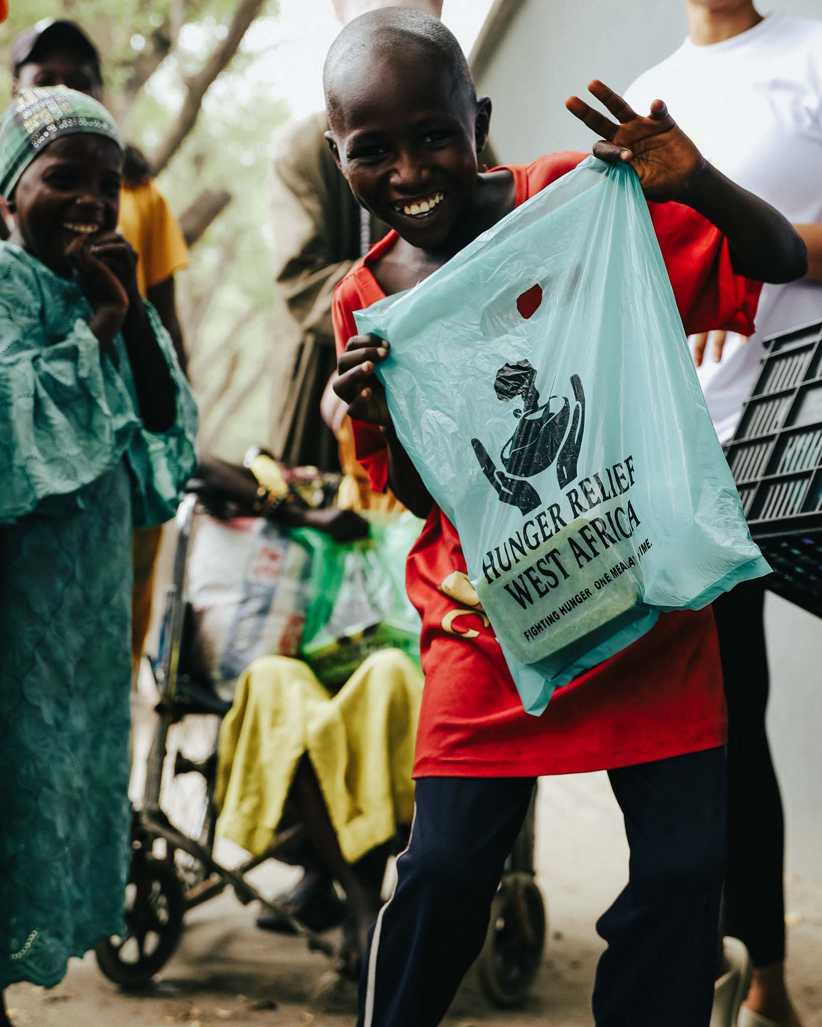hunger relief west Africa smiling face